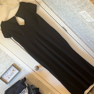 JB Black Maxi Keyhole Back Dress-24